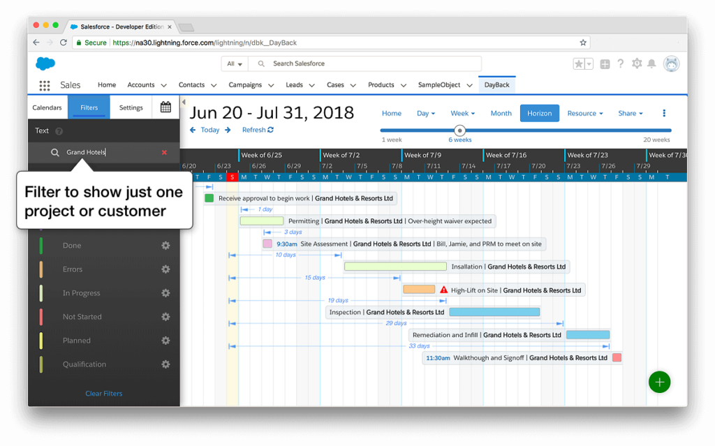 Calendar Analytics for Salesforce