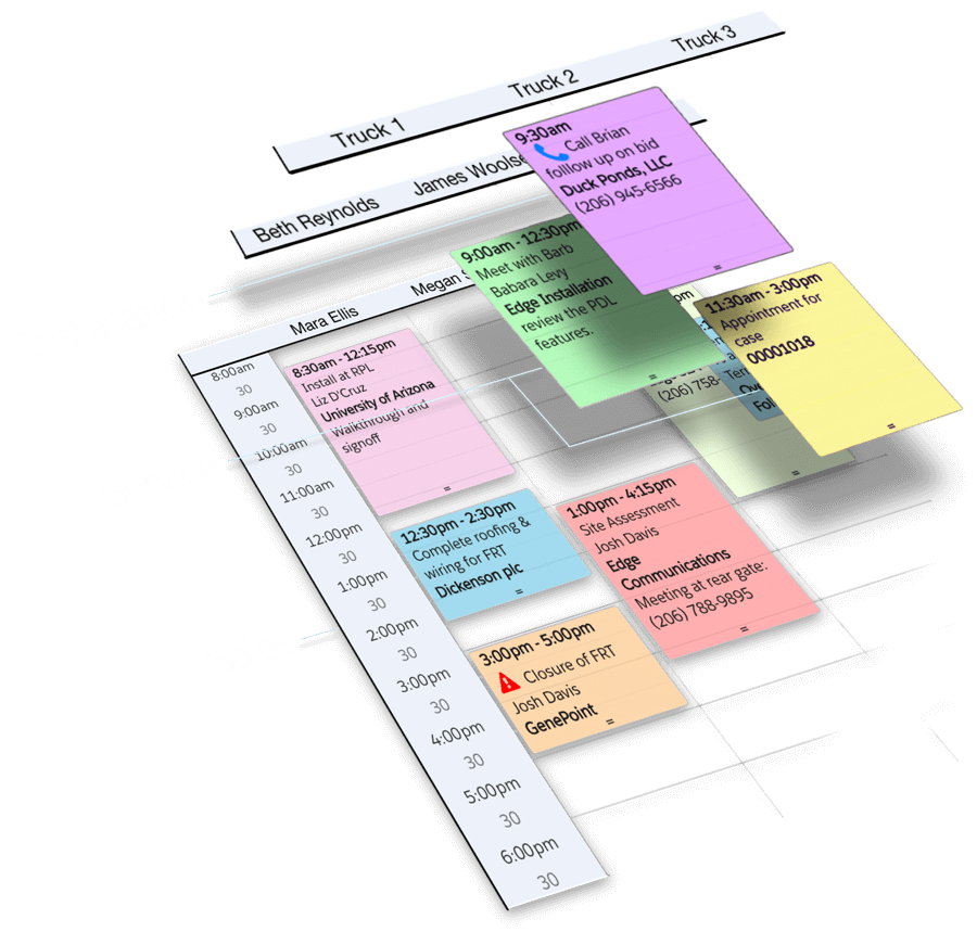 Salesforce Field Service Calendar