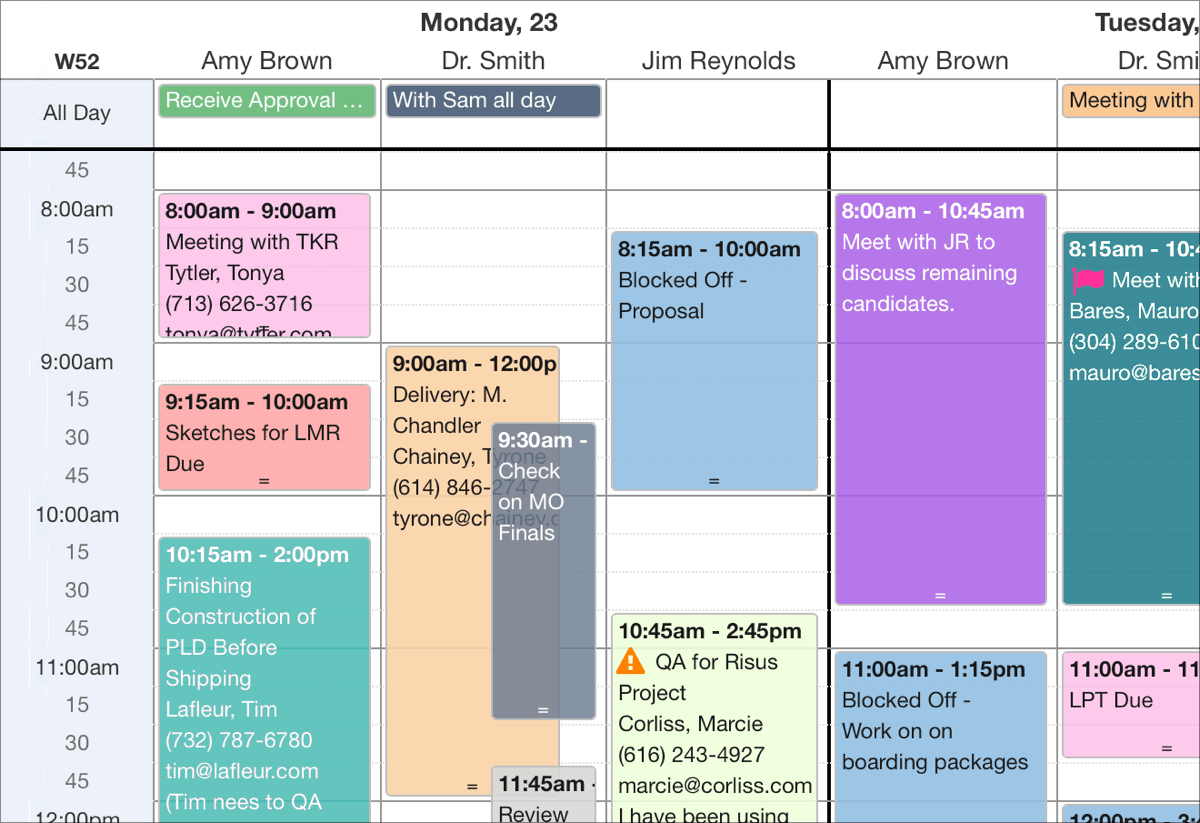 Resource Scheduling for Google Calendar
