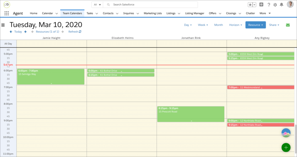 Resource Scheduling for Real Estate Agents in Salesforce