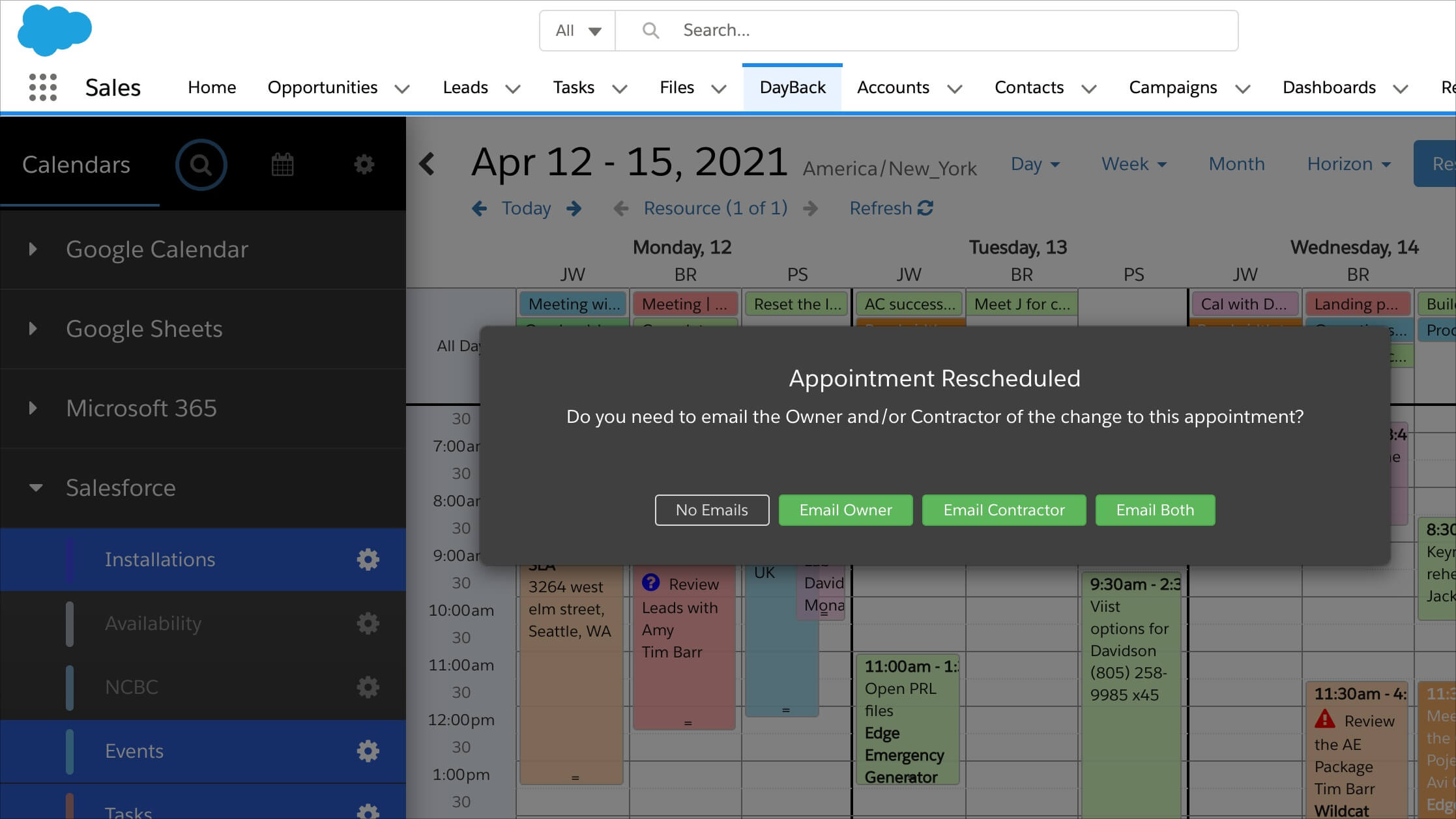 Add Custom Dialogs To Your Calendar Including Buttons Dayback