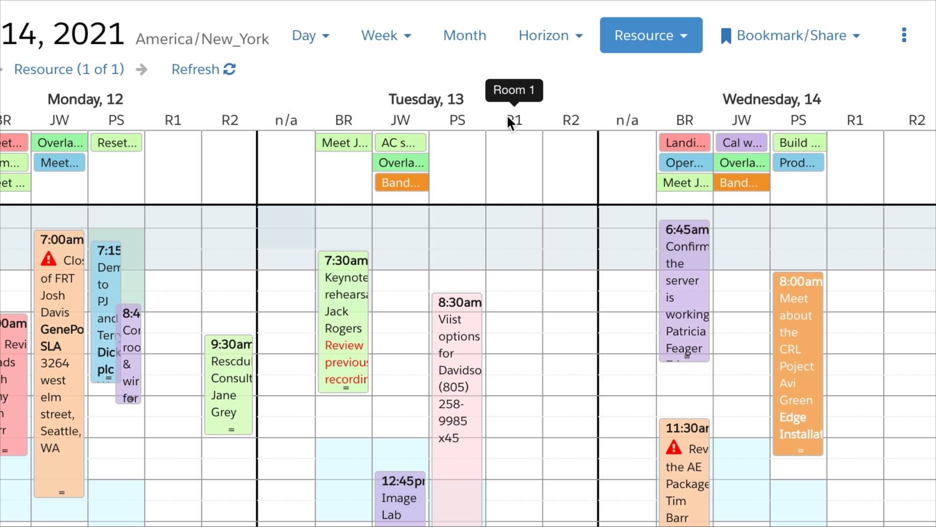 Resource Scheduling in Salesforce Health Cloud