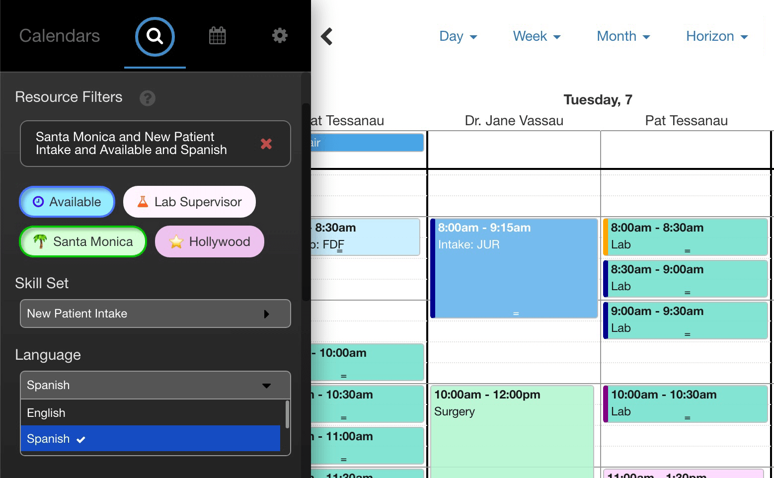 Filter Salesforce Calendar