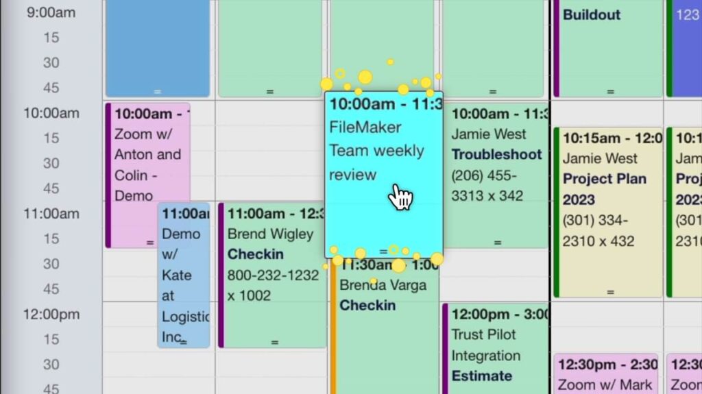 One click to mark tasks done on your calendar